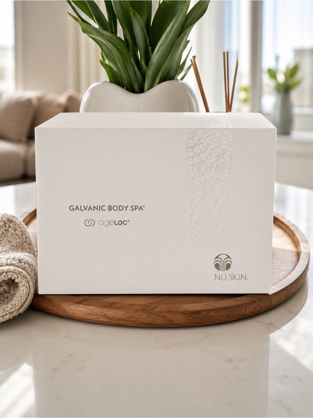 Nu Skin Galvanic Body Spa - White Deluxe Box